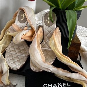 Ballerina wrap up sandals